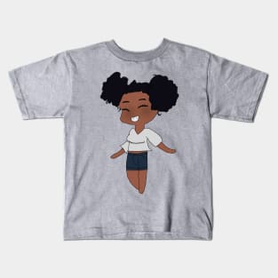 Black Girl with Natural Hair Kids T-Shirt